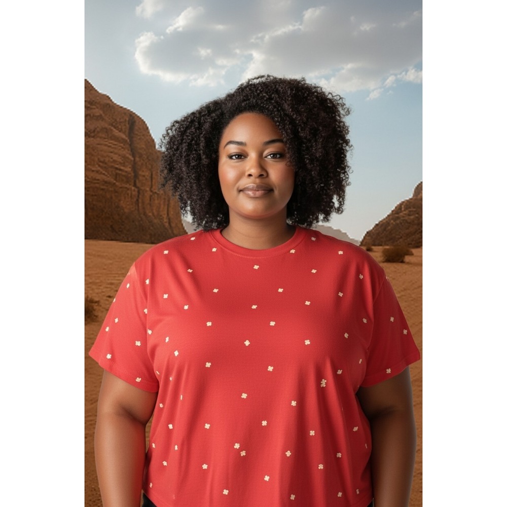 Old Navy Womens Snug Cropped Tank Top Red Size 3X‎ NWT